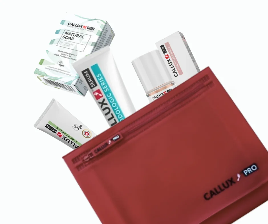callux kosmetiktasche gefüllt mit 4 tollen produkten